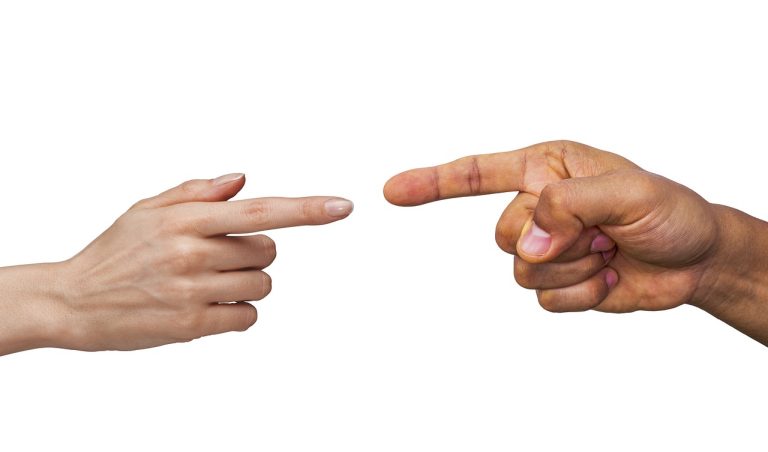 Finger pointing